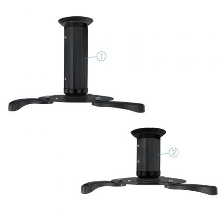 Soporte de Techo para Proyector TooQ PJ1010TN-B/ Inclinable-Giratorio/ hasta 10kg Soporte de Techo para Proyector TooQ PJ1010TN-B/ Inclinable-Giratorio/ hasta 10kg