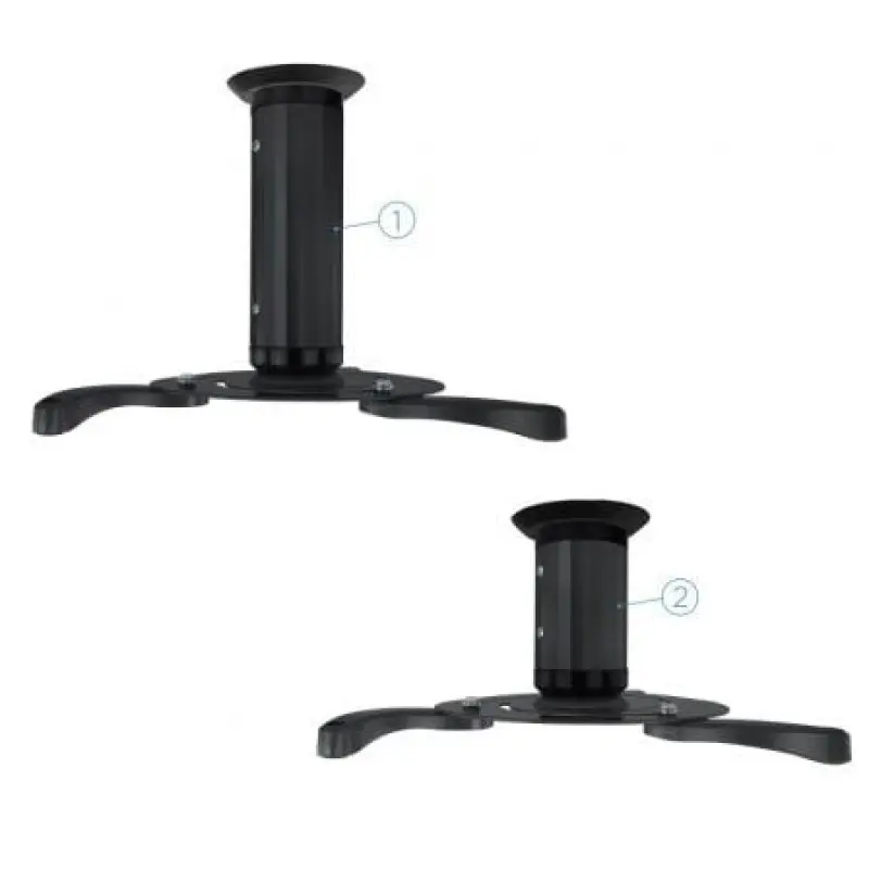 Soporte de Techo para Proyector TooQ PJ1010TN-B/ Inclinable-Giratorio/ hasta 10kg Soporte de Techo para Proyector TooQ PJ1010TN-B/ Inclinable-Giratorio/ hasta 10kg