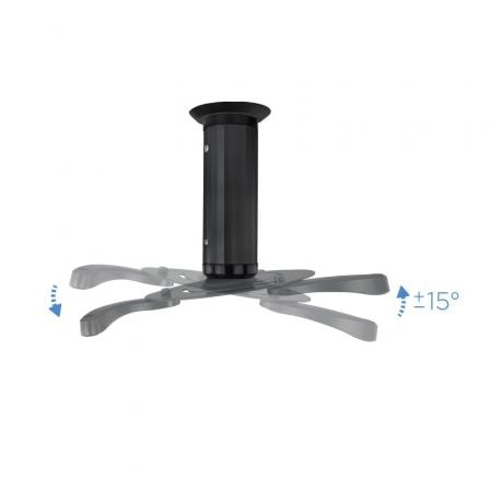 Soporte de Techo para Proyector TooQ PJ1010TN-B/ Inclinable-Giratorio/ hasta 10kg Soporte de Techo para Proyector TooQ PJ1010TN-B/ Inclinable-Giratorio/ hasta 10kg