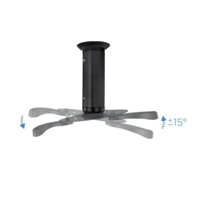 Soporte de Techo para Proyector TooQ PJ1010TN-B/ Inclinable-Giratorio/ hasta 10kg Soporte de Techo para Proyector TooQ PJ1010TN-B/ Inclinable-Giratorio/ hasta 10kg