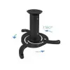 Soporte de Techo para Proyector TooQ PJ1010TN-B/ Inclinable-Giratorio/ hasta 10kg Soporte de Techo para Proyector TooQ PJ1010TN-B/ Inclinable-Giratorio/ hasta 10kg