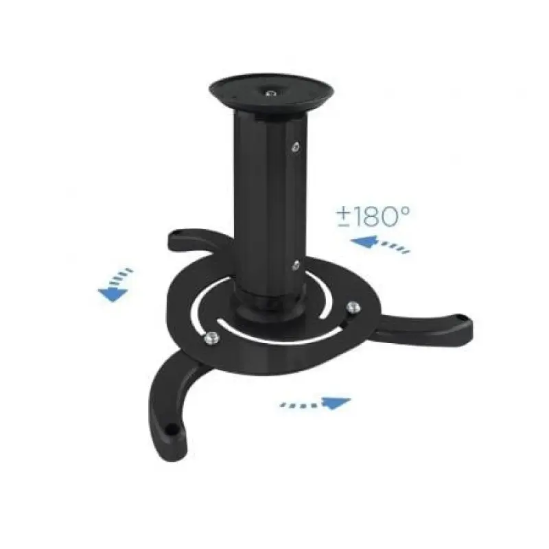 Soporte de Techo para Proyector TooQ PJ1010TN-B/ Inclinable-Giratorio/ hasta 10kg Soporte de Techo para Proyector TooQ PJ1010TN-B/ Inclinable-Giratorio/ hasta 10kg