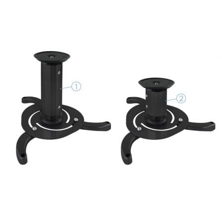 Soporte de Techo para Proyector TooQ PJ1010TN-B/ Inclinable-Giratorio/ hasta 10kg Soporte de Techo para Proyector TooQ PJ1010TN-B/ Inclinable-Giratorio/ hasta 10kg