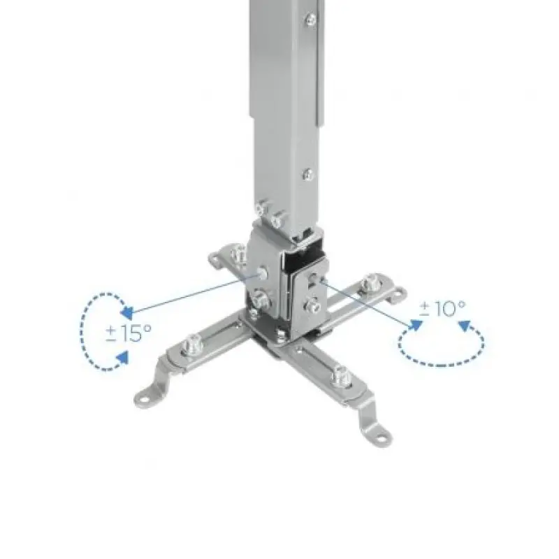 Soporte de Techo para Proyector TooQ PJ2012T-S/ Inclinable-Nivelable/ hasta 20kg Soporte de Techo para Proyector TooQ PJ2012T-S/ Inclinable-Nivelable/ hasta 20kg