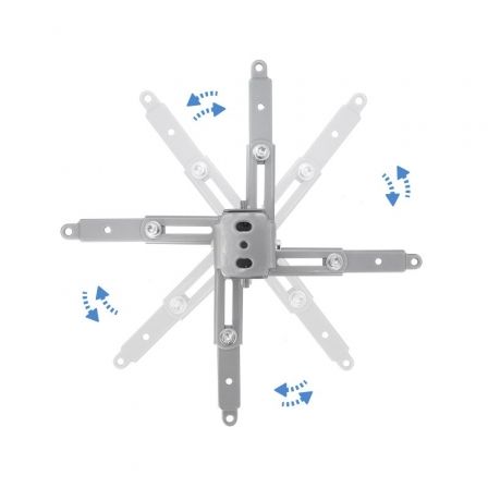 Soporte de Techo para Proyector TooQ PJ2012T-S/ Inclinable-Nivelable/ hasta 20kg Soporte de Techo para Proyector TooQ PJ2012T-S/ Inclinable-Nivelable/ hasta 20kg