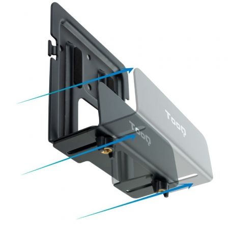 Soporte Universal TooQ TQMPM4776 para Router, MiniPC/ hasta 5kg Soporte Universal TooQ TQMPM4776 para Router, MiniPC/ hasta 5kg