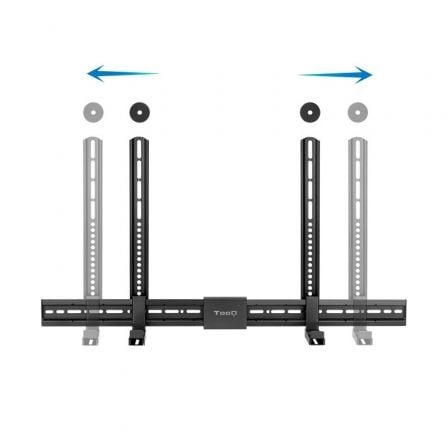 Soporte Universal Multi-Instalación TooQ TQSBM-01 para Barra de Sonido/ Hasta 15kg Soporte Universal Multi-Instalación TooQ TQSBM-01 para Barra de Sonido/ Hasta 15kg