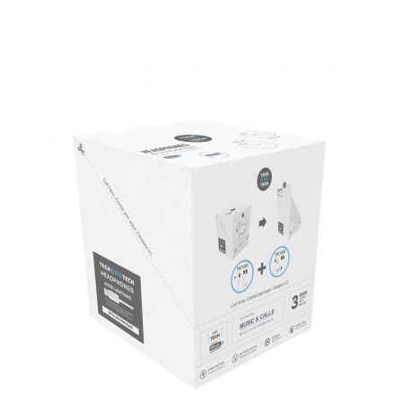 Expositor de Auriculares Tech One Tech earTECH TEC1203/ con Micrófono/ Lightning/ Incluye 10 Auriculares Blancos Expositor de Auriculares Tech One Tech earTECH TEC1203/ con Micrófono/ Lightning/ Incluye 10 Auriculares Blancos