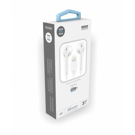 Expositor de Auriculares Tech One Tech earTECH TEC1203/ con Micrófono/ Lightning/ Incluye 10 Auriculares Blancos Expositor de Auriculares Tech One Tech earTECH TEC1203/ con Micrófono/ Lightning/ Incluye 10 Auriculares Blancos