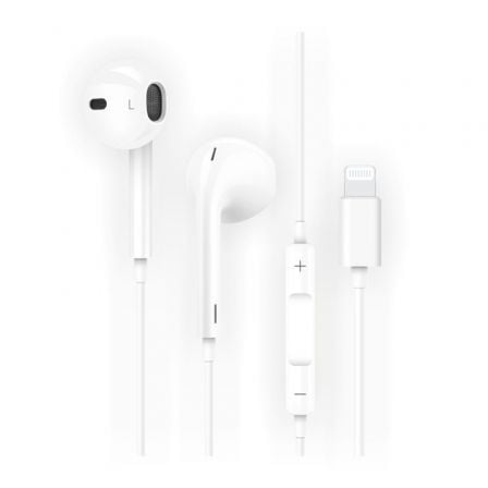 Auriculares Intrauditivos Tech One Tech earTECH HIP TEC1201/ con Micrófono/ Lightning/ Blancos Auriculares Intrauditivos Tech One Tech earTECH HIP TEC1201/ con Micrófono/ Lightning/ Blancos
