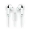 Auriculares Intrauditivos Tech One Tech earTECH HOP TEC1202/ con Micrófono/ Lightning/ Blancos Auriculares Intrauditivos Tech One Tech earTECH HOP TEC1202/ con Micrófono/ Lightning/ Blancos