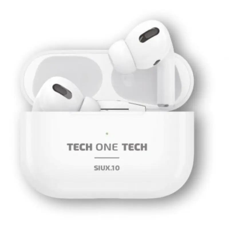 Auriculares Bluetooth Tech One Tech SIUX.10 TEC1410/ con estuche de carga/ Autonomía 5h/ Blancos Auriculares Bluetooth Tech One Tech SIUX.10 TEC1410/ con estuche de carga/ Autonomía 5h/ Blancos
