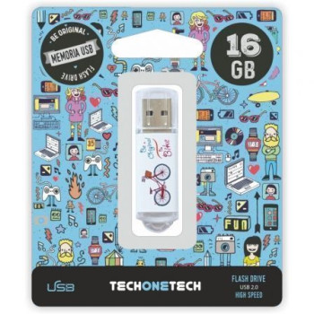 Pendrive 16GB Tech One Tech Be Bike USB 2.0 Pendrive 16GB Tech One Tech Be Bike USB 2.0