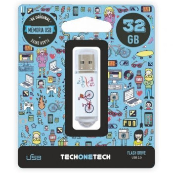 Pendrive 32GB Tech One Tech Be Bike USB 2.0 Pendrive 32GB Tech One Tech Be Bike USB 2.0