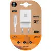 Cargador de Pared Tech One Tech TEC2403/ 2xUSB + Cable USB Tipo-C/ 2.4A/ Blanco Cargador de Pared Tech One Tech TEC2403/ 2xUSB + Cable USB Tipo-C/ 2.4A/ Blanco