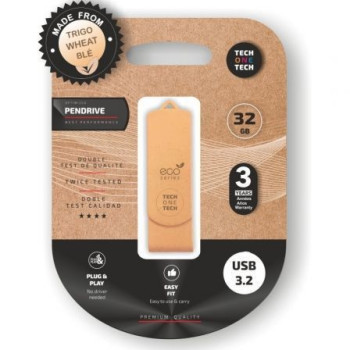 Pendrive 32GB Tech One Tech Ecotech USB 3.2 Pendrive 32GB Tech One Tech Ecotech USB 3.2