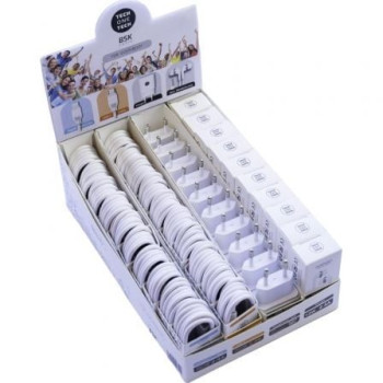 Expositor BSK Tech One TEC2991/ Incluye 10 Cargadores, 20 Cables BASIK y 10 Auriculares Expositor BSK Tech One TEC2991/ Incluye 10 Cargadores, 20 Cables BASIK y 10 Auriculares