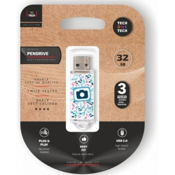 Pendrive 32GB Tech One Tech Foto Dream USB 2.0 Pendrive 32GB Tech One Tech Foto Dream USB 2.0