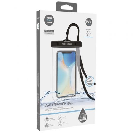 Funda Universal Impermeable para Smartphone Tech One Tech TEC2850/ Hasta 7' Funda Universal Impermeable para Smartphone Tech One Tech TEC2850/ Hasta 7'