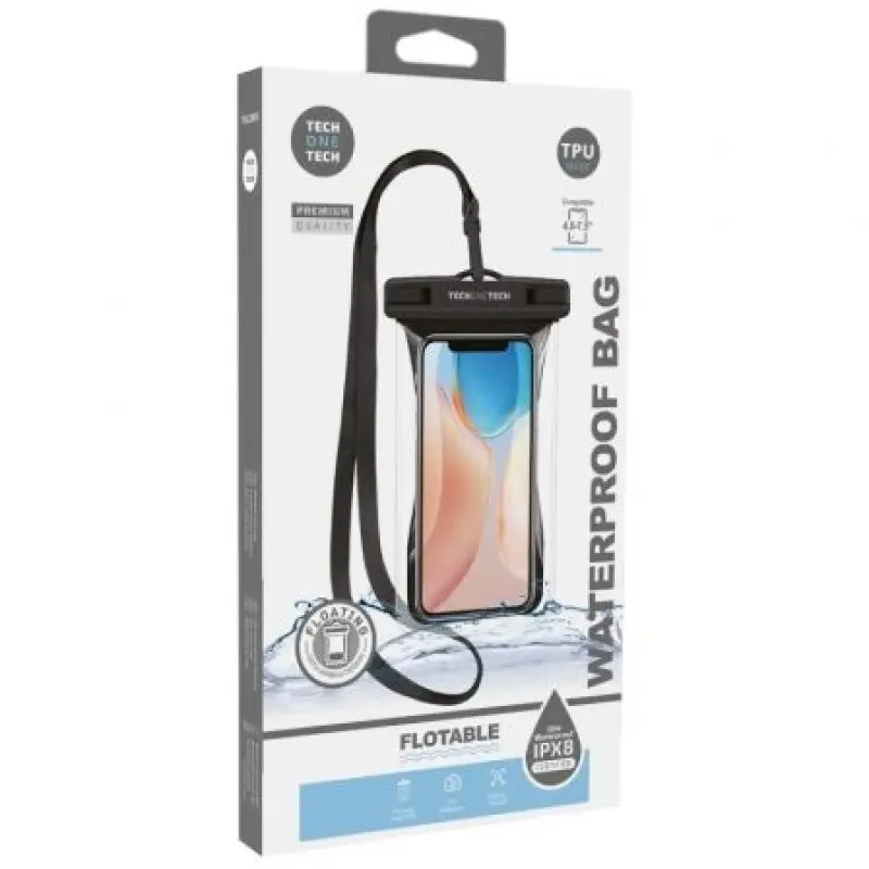 Funda Universal Impermeable para Smartphone Tech One Tech TEC2855/ Hasta 7.5' Funda Universal Impermeable para Smartphone Tech One Tech TEC2855/ Hasta 7.5'