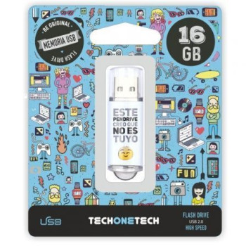 Pendrive 16GB Tech One Tech No Es Tuyo USB 2.0 Pendrive 16GB Tech One Tech No Es Tuyo USB 2.0