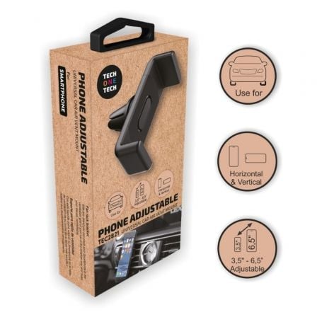 Soporte de Smartphone para Coche Tech One Tech TEC2821 Soporte de Smartphone para Coche Tech One Tech TEC2821