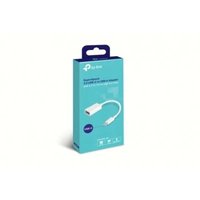 Cable USB 2.0 TP-Link UC400/ USB Tipo-C Macho - USB Hembra/ 10cm/ Blanco Cable USB 2.0 TP-Link UC400/ USB Tipo-C Macho - USB Hembra/ 10cm/ Blanco