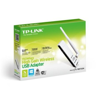 Adaptador USB - WiFi TP-Link TL-WN722N/ 150Mbps Adaptador USB - WiFi TP-Link TL-WN722N/ 150Mbps
