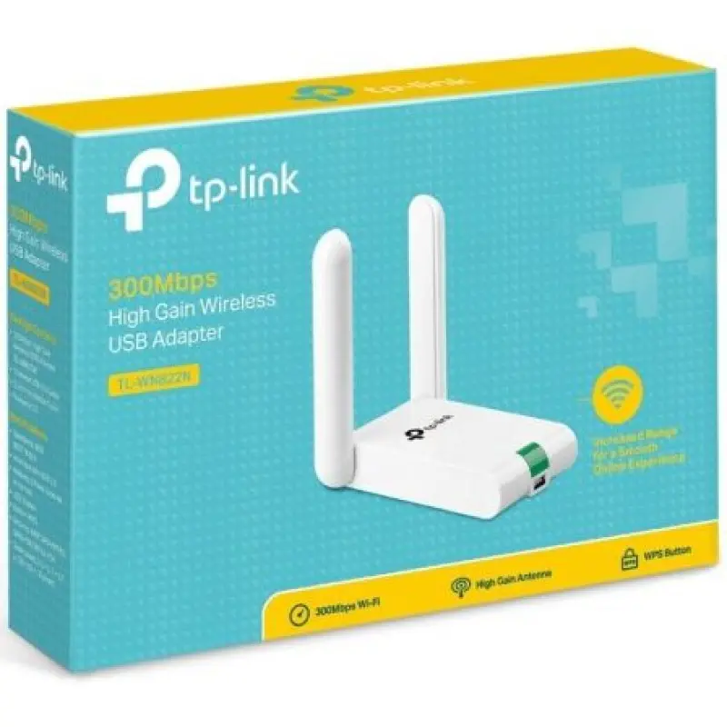 Adaptador USB - WiFi TP-Link TL-WN822N/ 300Mbps Adaptador USB - WiFi TP-Link TL-WN822N/ 300Mbps