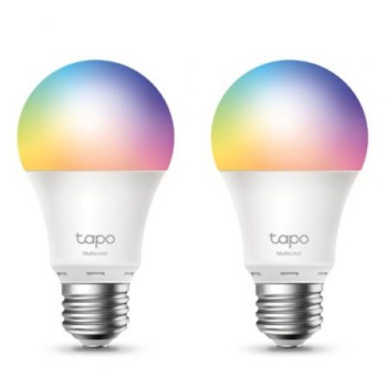 Bombilla Inteligente TP-Link Tapo L530E/ Casquillo E27 / 8.7W/ 806 Lúmenes/ 2500 - 6500K/ Pack 2 Bombilla Inteligente TP-Link Tapo L530E/ Casquillo E27 / 8.7W/ 806 Lúmenes/ 2500 - 6500K/ Pack 2