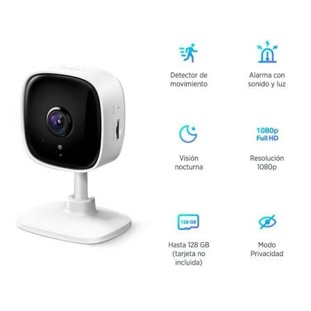 Cámara de Videovigilancia TP-Link Tapo C100/ Visión Nocturna/ Control desde APP Cámara de Videovigilancia TP-Link Tapo C100/ Visión Nocturna/ Control desde APP
