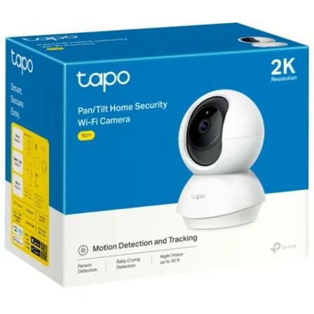 Cámara de Videovigilancia TP-Link Tapo TC71/ Visión Nocturna/ Control desde APP Cámara de Videovigilancia TP-Link Tapo TC71/ Visión Nocturna/ Control desde APP
