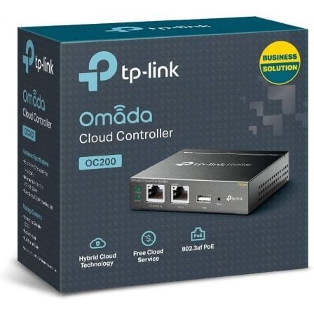 Controlador TP-Link Omada OC200 2 Puertos/ RJ-45 10/100 PoE Controlador TP-Link Omada OC200 2 Puertos/ RJ-45 10/100 PoE