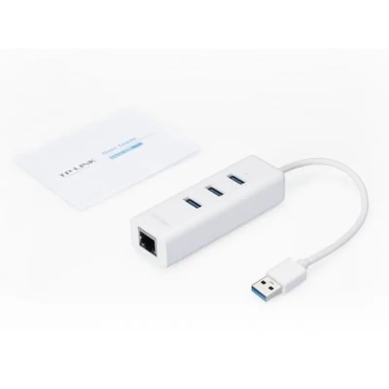 Hub USB 3.0 TP-Link UE330/ 3xUSB/ 1xRJ45/ Blanco Hub USB 3.0 TP-Link UE330/ 3xUSB/ 1xRJ45/ Blanco