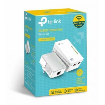Adaptador Powerline TP-Link WPA4220Kit 500Mbps/ Alcance 300m/ Pack de 2 Adaptador Powerline TP-Link WPA4220Kit 500Mbps/ Alcance 300m/ Pack de 2