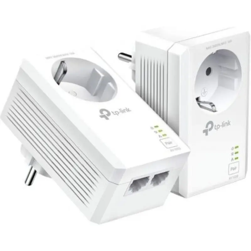 Adaptador Powerline TP-Link TL-PA7027P KIT 1000Mbps/ Alcance 300m/ Pack de 2 Adaptador Powerline TP-Link TL-PA7027P KIT 1000Mbps/ Alcance 300m/ Pack de 2