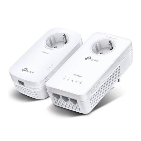 Adaptador Powerline TP-Link AV1300 1300Mbps/ Alcance 300m/ Pack de 2 Adaptador Powerline TP-Link AV1300 1300Mbps/ Alcance 300m/ Pack de 2