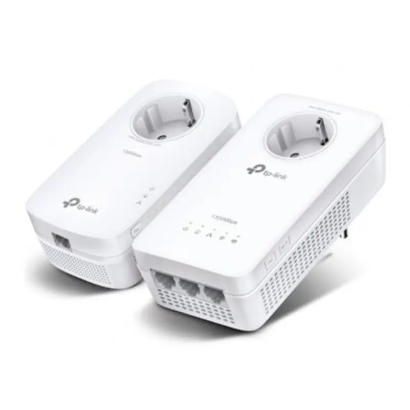 Adaptador Powerline TP-Link AV1300 1300Mbps/ Alcance 300m/ Pack de 2 Adaptador Powerline TP-Link AV1300 1300Mbps/ Alcance 300m/ Pack de 2