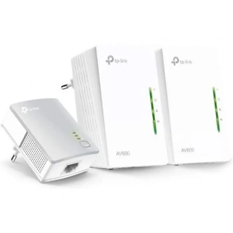 Adaptador Powerline TP-Link WPA4220TKit 500Mbps/ Alcance 300m/ Pack de 3 Adaptador Powerline TP-Link WPA4220TKit 500Mbps/ Alcance 300m/ Pack de 3