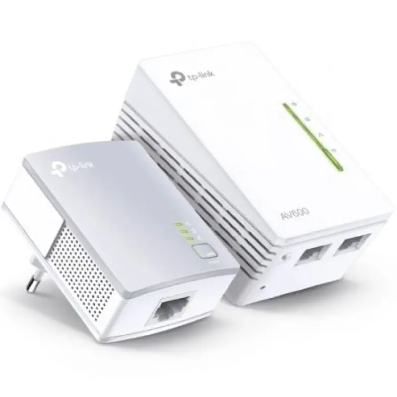 Adaptador Powerline TP-Link WPA4221KIT 600Mbps/ Alcance 300m/ Pack de 2 Adaptador Powerline TP-Link WPA4221KIT 600Mbps/ Alcance 300m/ Pack de 2