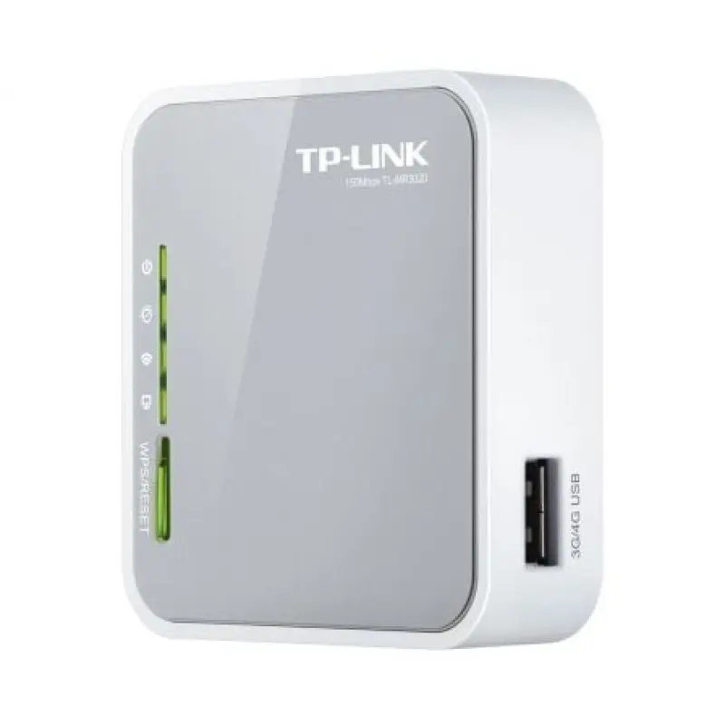 Router Inalámbrico 3G TP-Link TL-MR3020 150Mbps/ 2.4GHz/ 1 Antena/ WiFi 802.11n/g/b Router Inalámbrico 3G TP-Link TL-MR3020 150Mbps/ 2.4GHz/ 1 Antena/ WiFi 802.11n/g/b