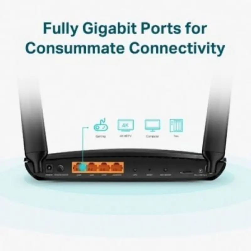 Router Inalámbrico 4G TP-Link Archer MR600 1200Mbps 2.4GHz 5GHz/ 2 Antenas/ WiFi 802.11a/n/ac - b/g/n Router Inalámbrico 4G TP-Link Archer MR600 1200Mbps 2.4GHz 5GHz/ 2 Antenas/ WiFi 802.11a/n/ac - b/g/n