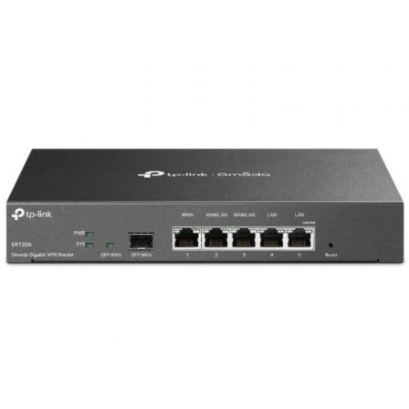 Router VPN TP-Link Omada TL-ER7206/ 5 Puertos Multi-WAN Router VPN TP-Link Omada TL-ER7206/ 5 Puertos Multi-WAN