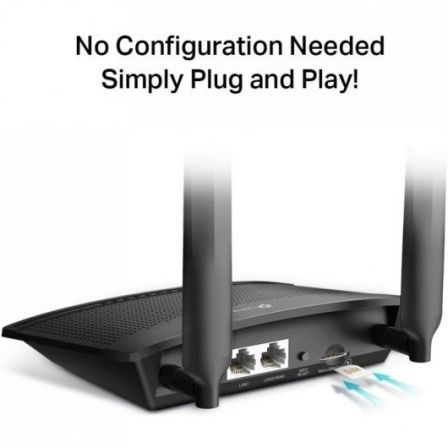 Router Inalámbrico 4G TP-Link TL-MR100 300Mbps/ 2.4GHz/ 2 Antenas/ WiFi 802.11b/g/n Router Inalámbrico 4G TP-Link TL-MR100 300Mbps/ 2.4GHz/ 2 Antenas/ WiFi 802.11b/g/n