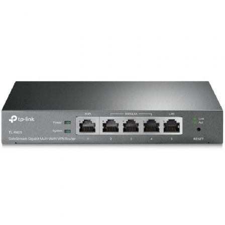 Router VPN SafeStream Gigabit TP-Link Omada TL-R605/ 5 Puertos Multi-WAN Router VPN SafeStream Gigabit TP-Link Omada TL-R605/ 5 Puertos Multi-WAN