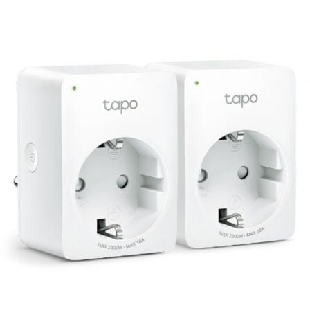 Enchufe WiFi Inteligente TP-Link Tapo P100/ Pack 2 Enchufe WiFi Inteligente TP-Link Tapo P100/ Pack 2