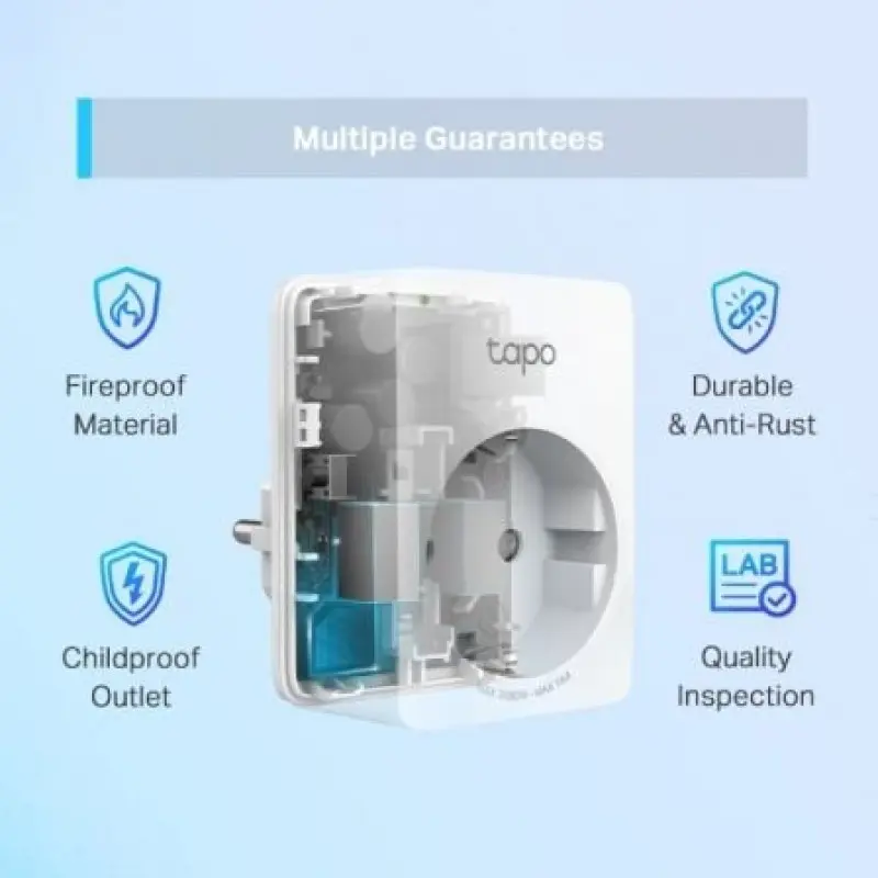Enchufe WiFi Inteligente TP-Link Tapo P110 Enchufe WiFi Inteligente TP-Link Tapo P110