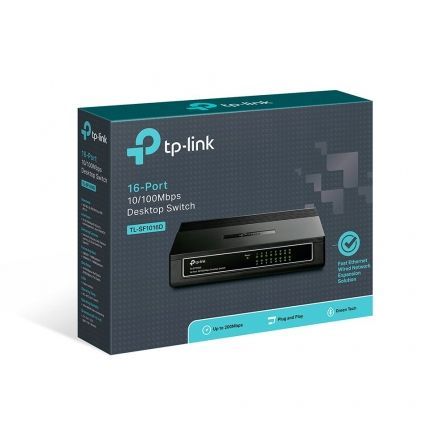 Switch TP-Link 16P 16 Puertos/ RJ-45 10/100 Switch TP-Link 16P 16 Puertos/ RJ-45 10/100