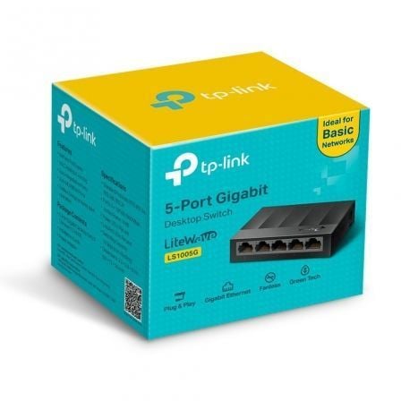 Switch TP-Link LS1005G 5 Puertos/ RJ-45 10/100/1000 Switch TP-Link LS1005G 5 Puertos/ RJ-45 10/100/1000