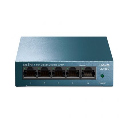 Switch TP-Link LS105G 5 Puertos/ RJ-45 10/100/1000 Switch TP-Link LS105G 5 Puertos/ RJ-45 10/100/1000